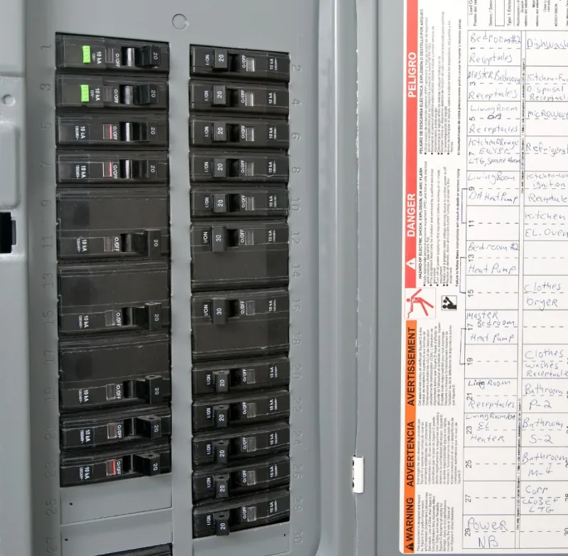 electrical breaker panel